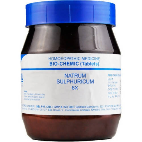 SBL Homeopathy Natrum Sulphuricum 6X Tablet - Safuron