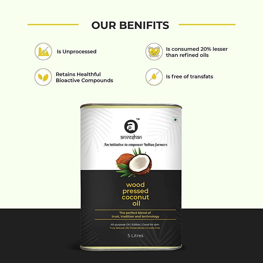 Anveshan Wood Pressed Coconut Oil Anveshan