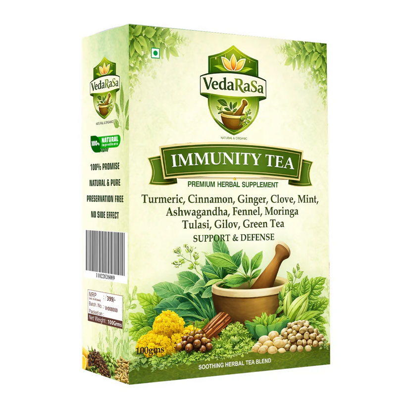 VedaRasa Herbal Immunity Tea Powder - Safuron
