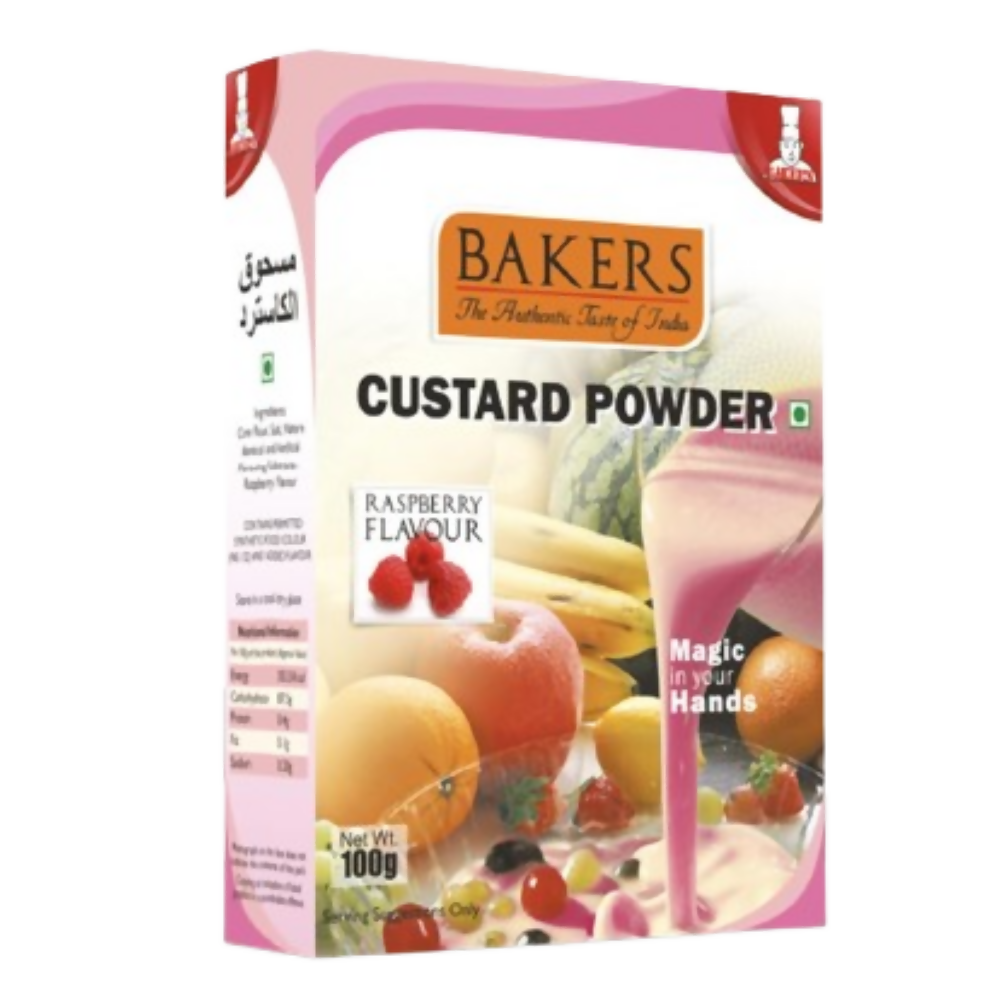 BAKERS Raspberry Flavored Custard Powder - Dista