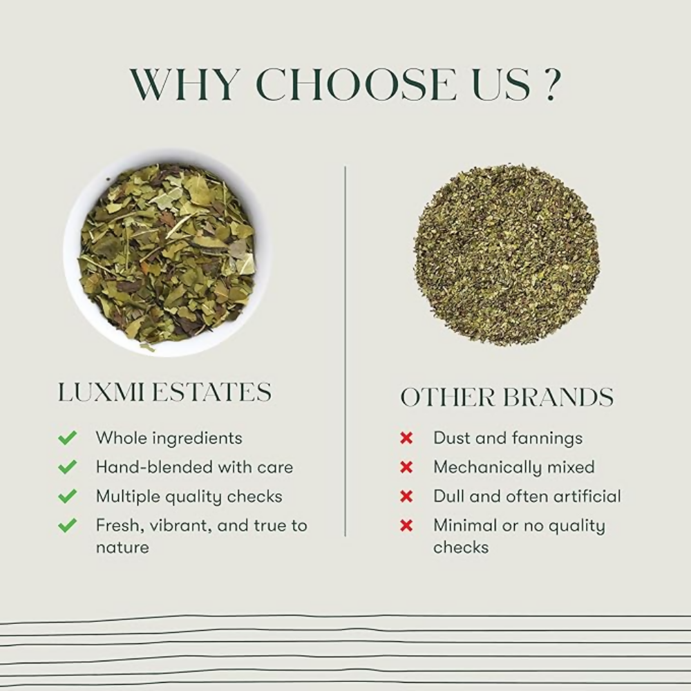 Luxmi Estates Moringa Mint Herbal Infusion Luxmi Estates