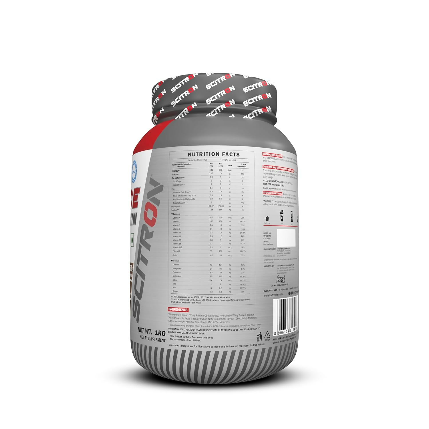 Scitron Advance Whey Protein Milk Chocolate Flavor Scitron