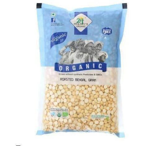 24 Mantra Organic Roasted Bengal gram Dal 24 Mantra Organic