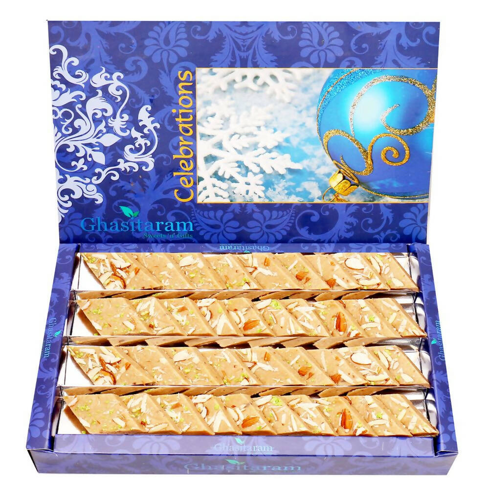 Ghasitaram Jaggery (Gud) Kaju Katli Sweets - Safuron