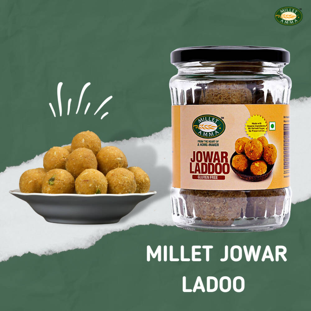 Millet Amma Jowar Laddoo-Made With Jaggery Millet Amma