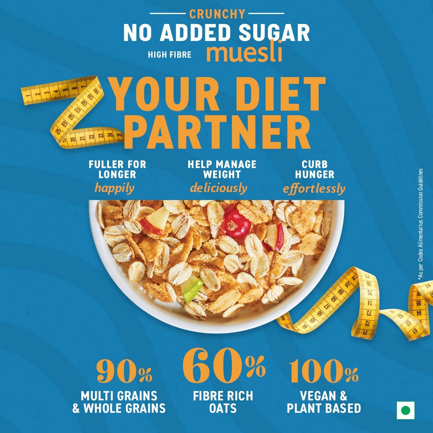Bagrry's Crunchy No Added Sugar Muesli Bagrry's