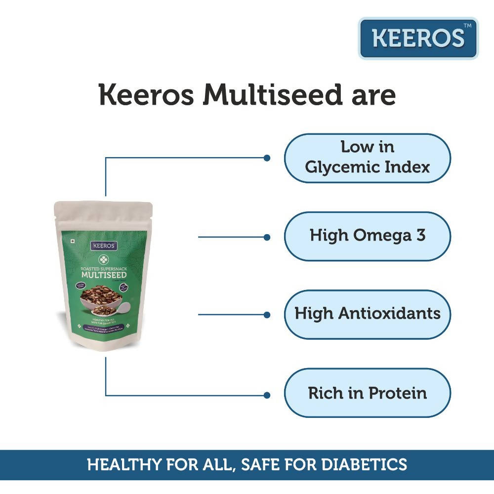 Keeros Roasted Multi Seeds Mix Snacks Keeros