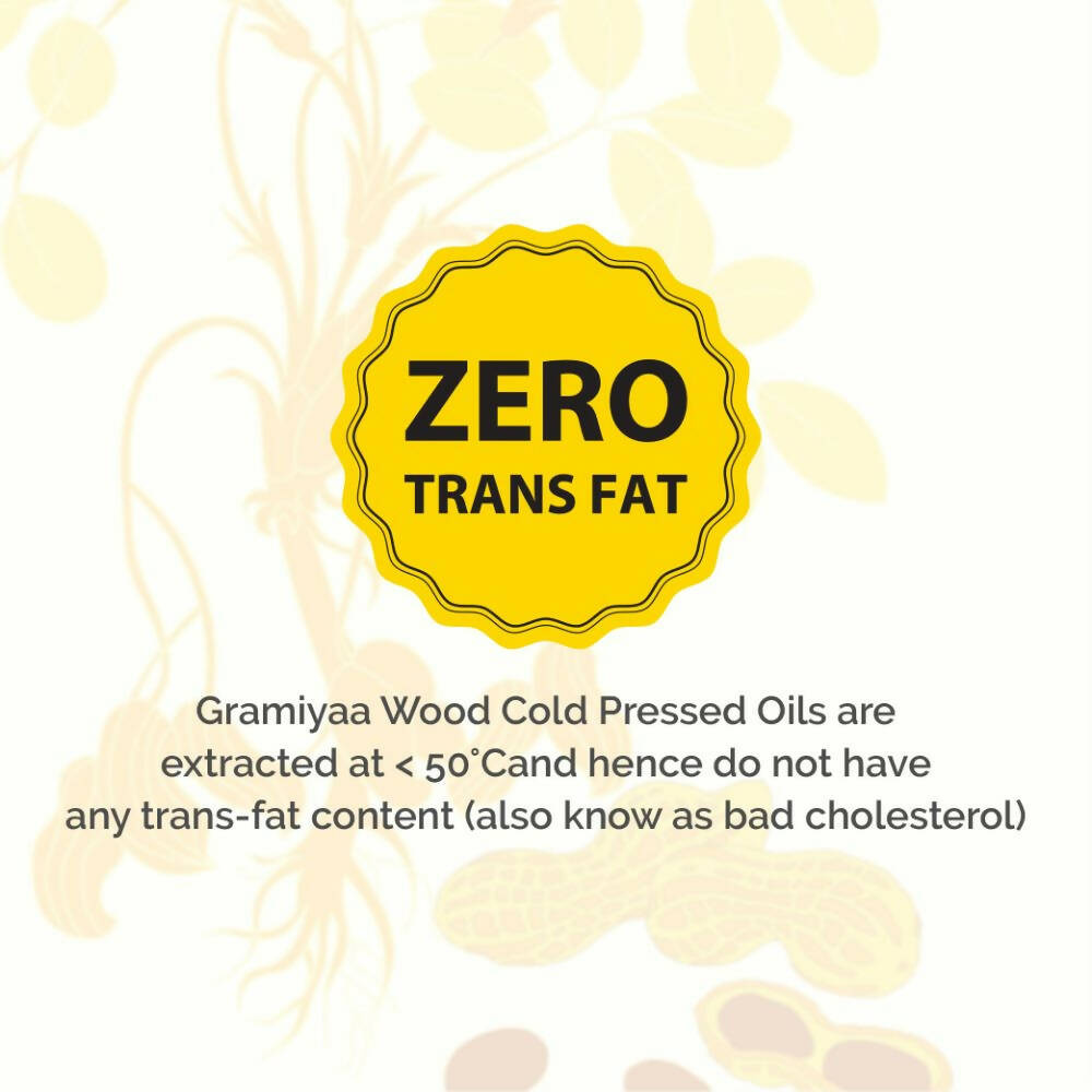 Gramiyaa Wood Cold Pressed Groundnut Oil Gramiyaa