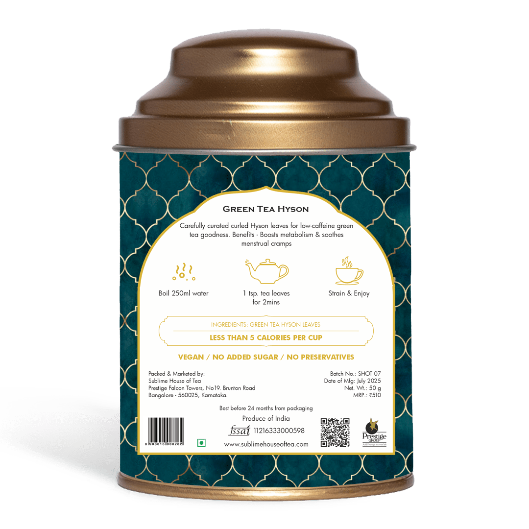 Sublime Inspiring Awe Green Tea Hyson Sublime Inspiring Awe