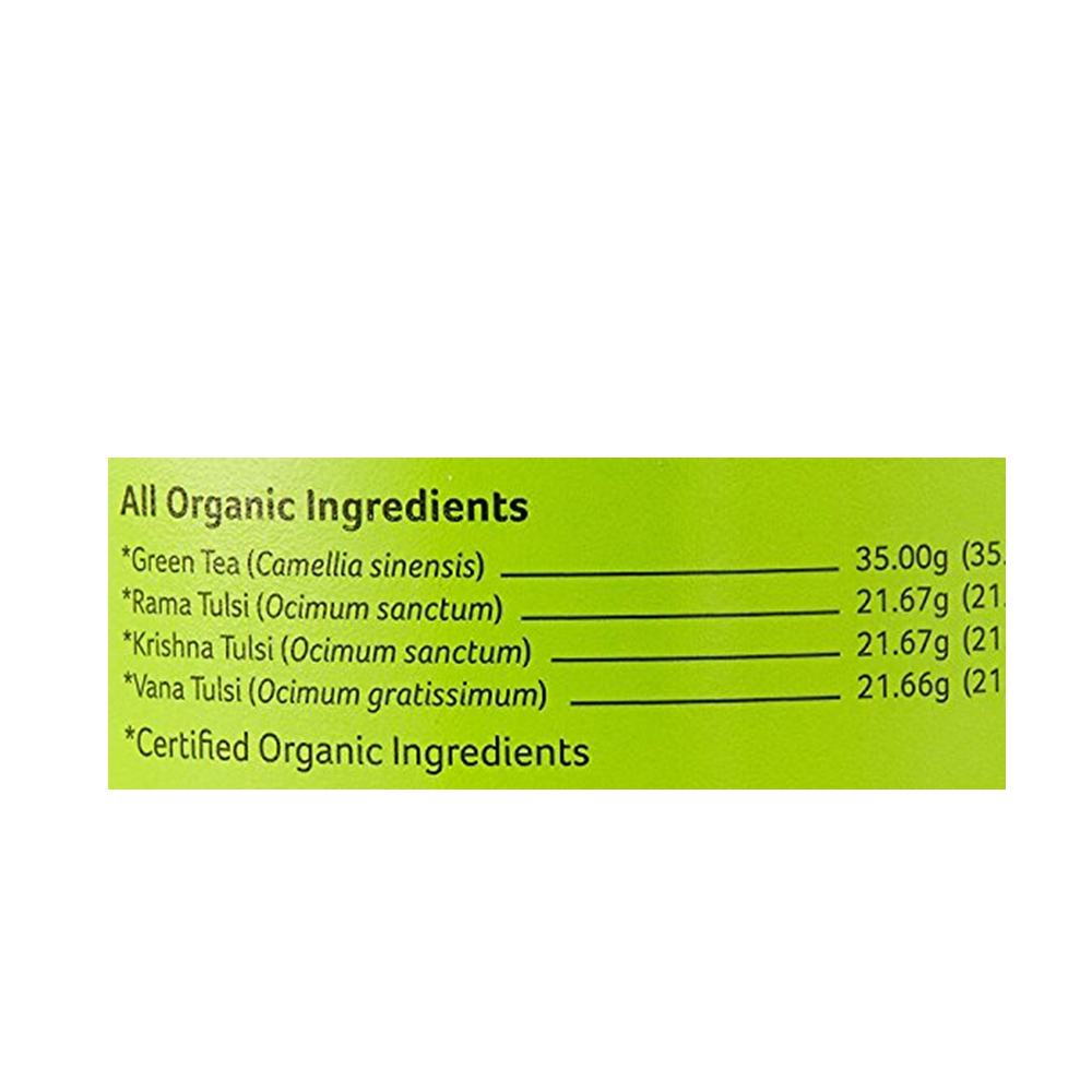 Organic India Tulsi Green Tea Classic Tin Organic India