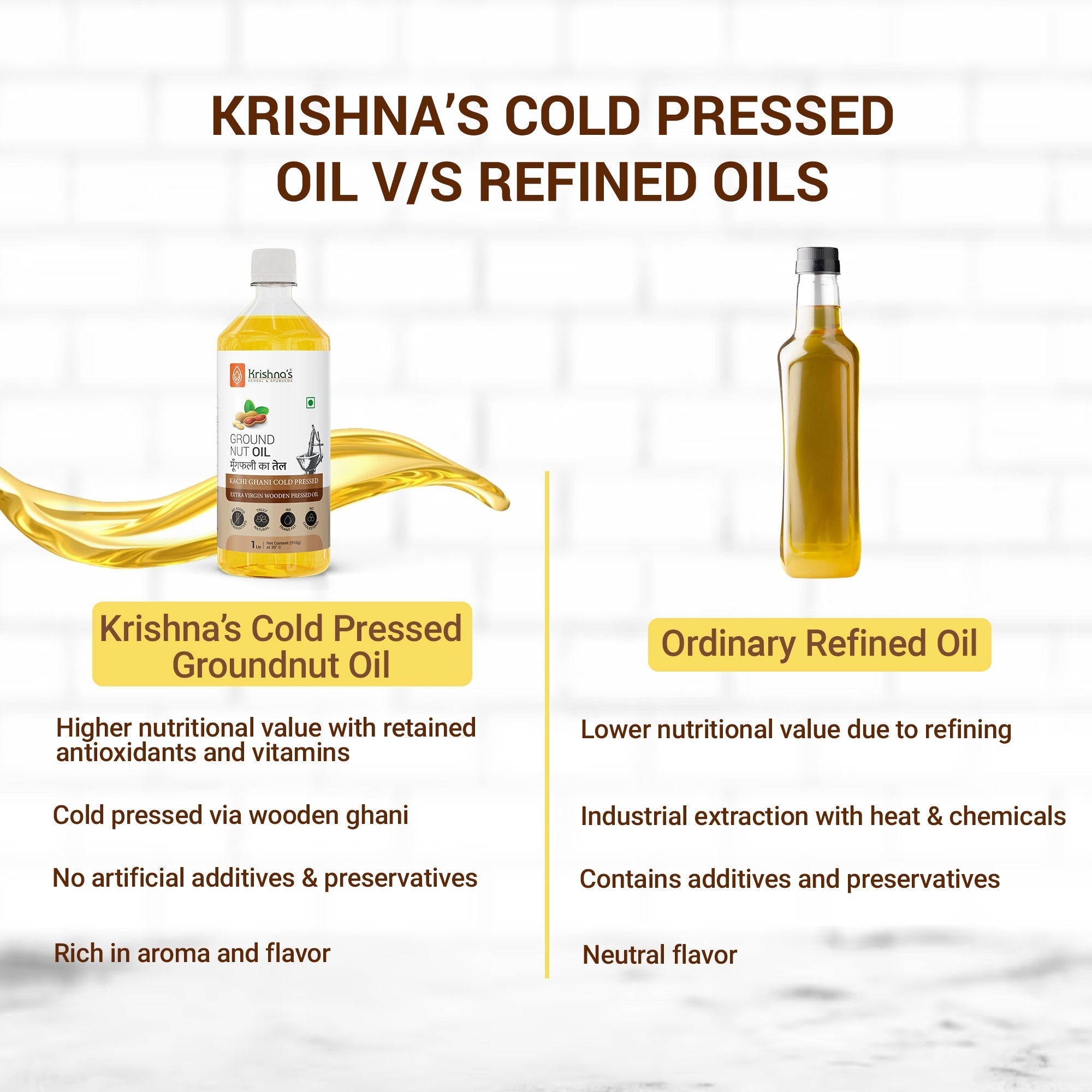 Krishna'S Herbal & Ayurveda Ground Nut Oil Krishna's Herbal & Ayurveda