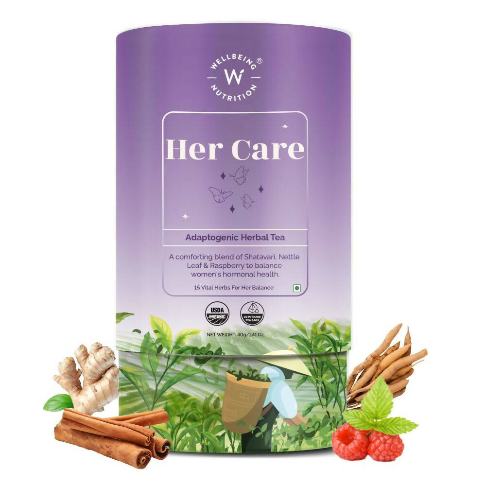Wellbeing Nutrition Her Care Herbal Tea - Safuron