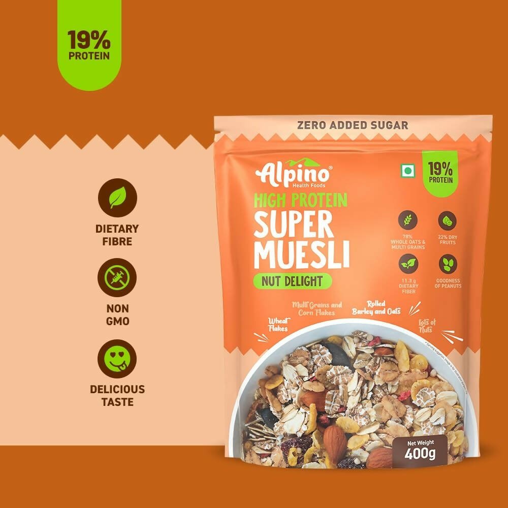 Alpino High Protein Super Muesli Nut Delight Alpino