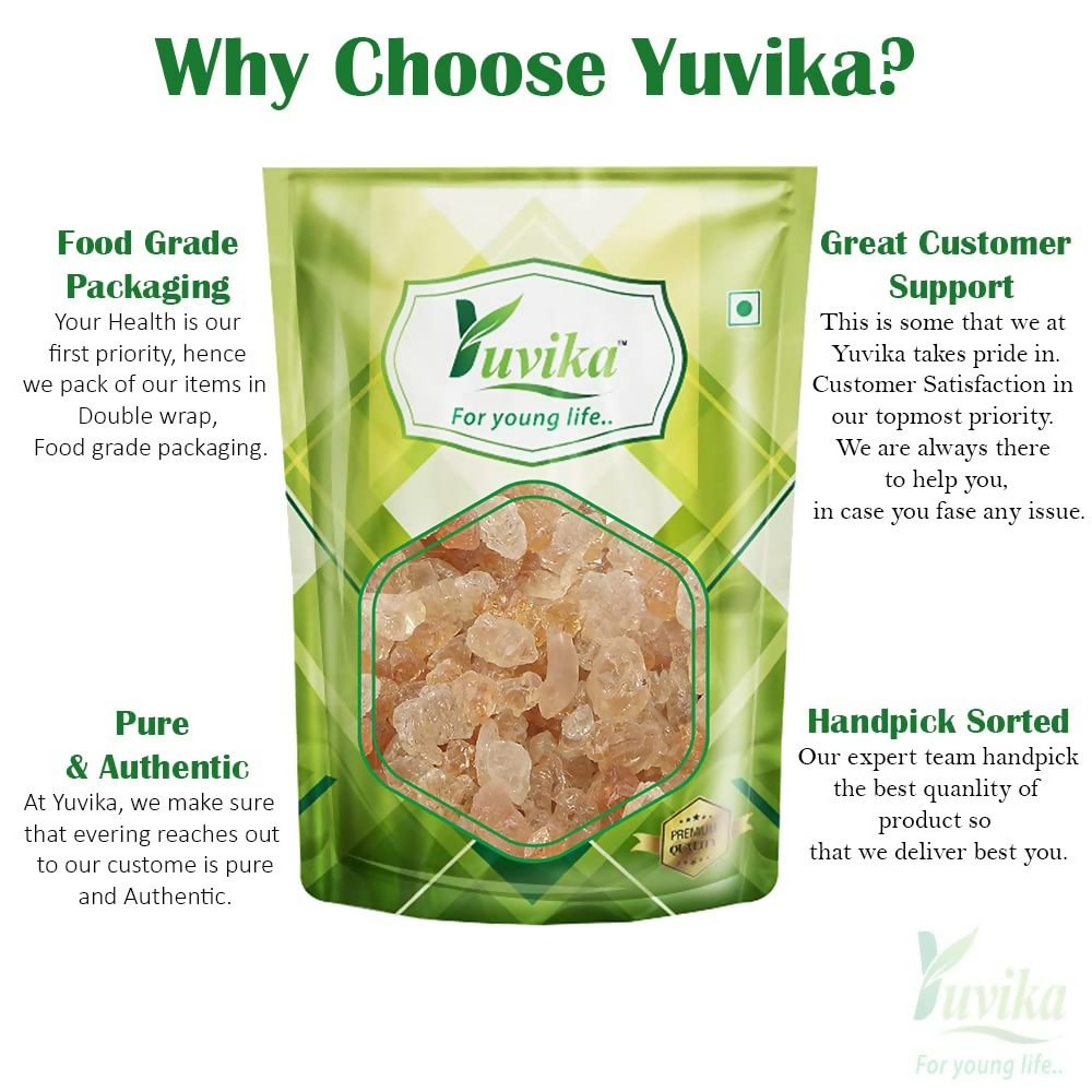 Yuvika Gond Batan - Gond Ladoo - Acacia Arabica Wild - Arabic Gum Yuvika