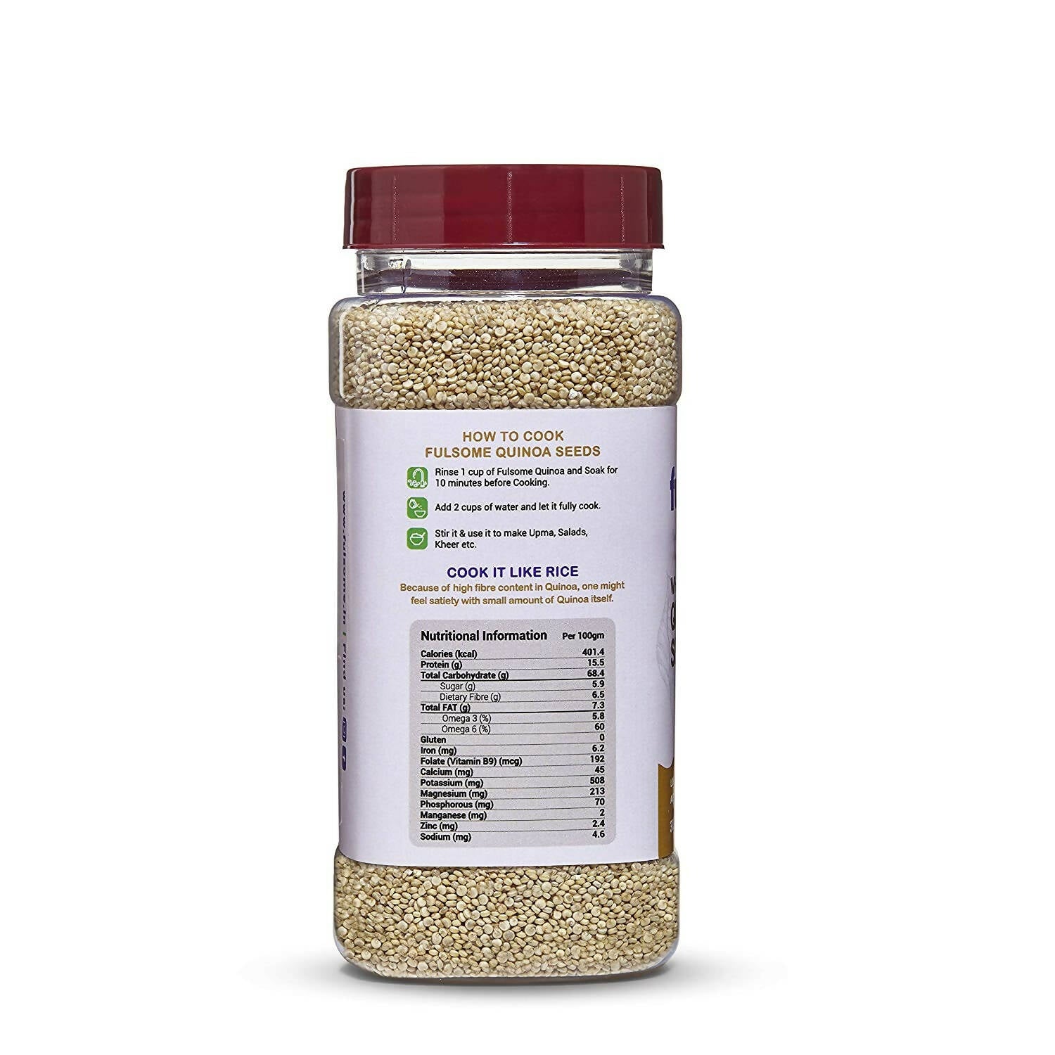 Fulsome White Quinoa Seeds Fulsome