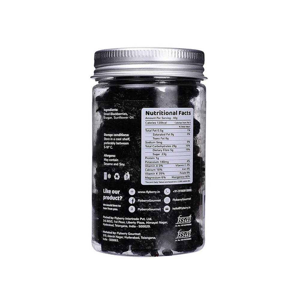 Flyberry Gourmet Dried Breathtaking Blackberries Flyberry Gourmet
