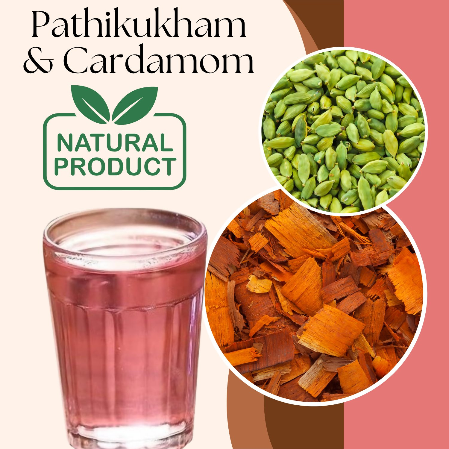 Satvi Wellness Kerala Pathimugam with Cardamom Herbal Drinking Water Mix Satvi Wellness