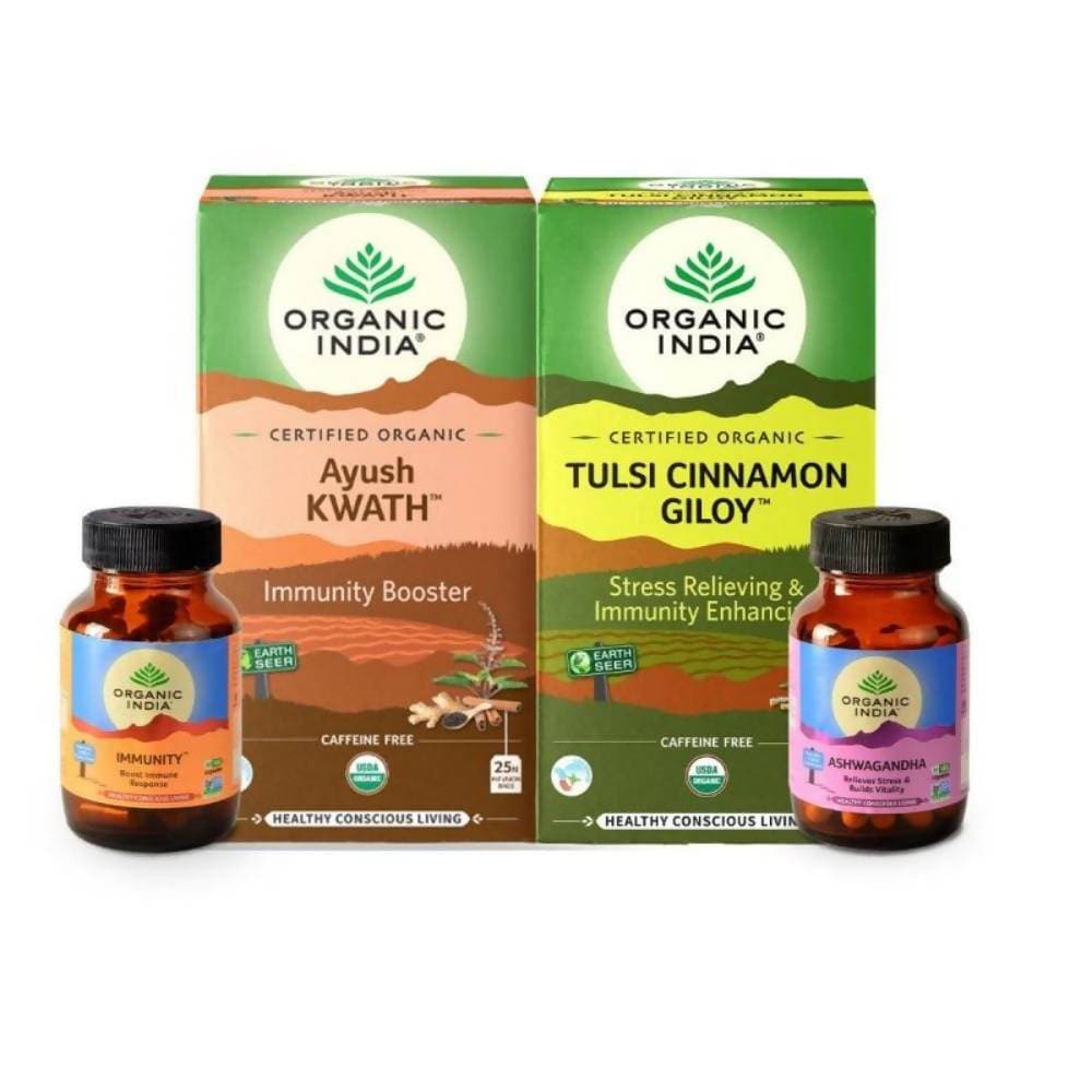 Organic India Immunity Kit Essential Organic India