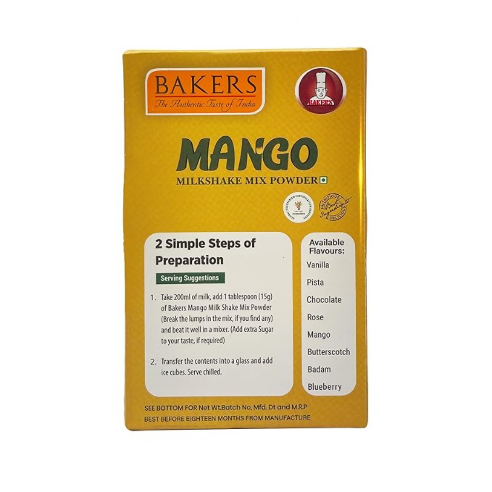BAKERS Milk Shake Mix - Mango Flavour BAKERS