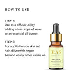 Ras Luxury Oils Tea Tree Pure Essential Oil Ras Luxury Oils