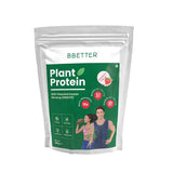 BBETTER Plant Protein Powder for Men & Women - Strawberry Flavour - Safuron