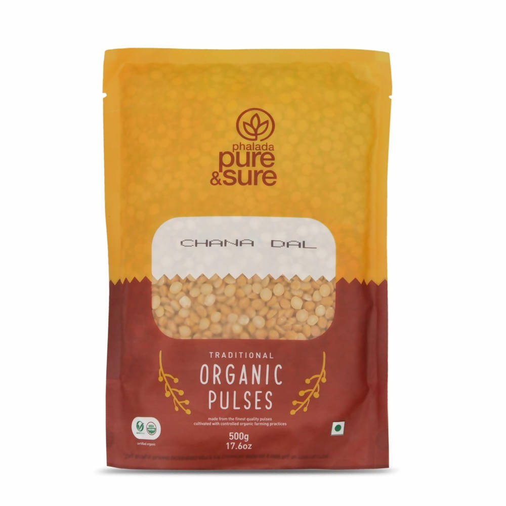 Pure & Sure Chana Dal Traditional Organic Pulses Pure & Sure