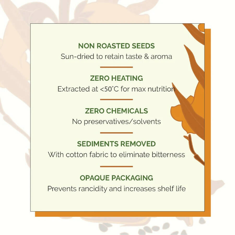 Gramiyaa Wood Cold Pressed Sesame Oil Gramiyaa