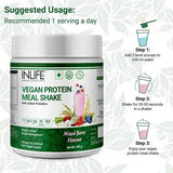 Inlife Vegan Protein Meal Shake Mixed Berry Flavour Inlife