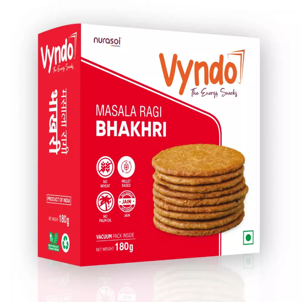 Vyndo Masala Ragi Bhakhri - Safuron
