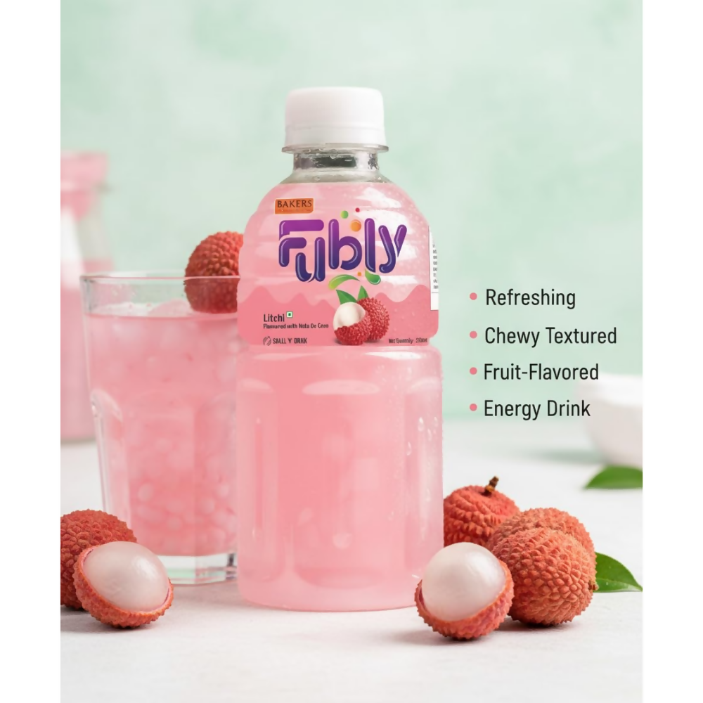 BAKERS Fubly Juice Drink - Mango, Litchi, Blueberry and Strawberry Flavor Jelly Juice BAKERS