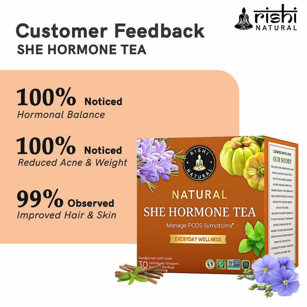 Rishi Natural She Hormone Tea Rishi Natural