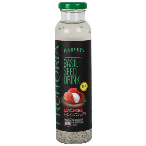 Harveys Fruitoria Basil Seed Drink-Lychee Flavor - Safuron
