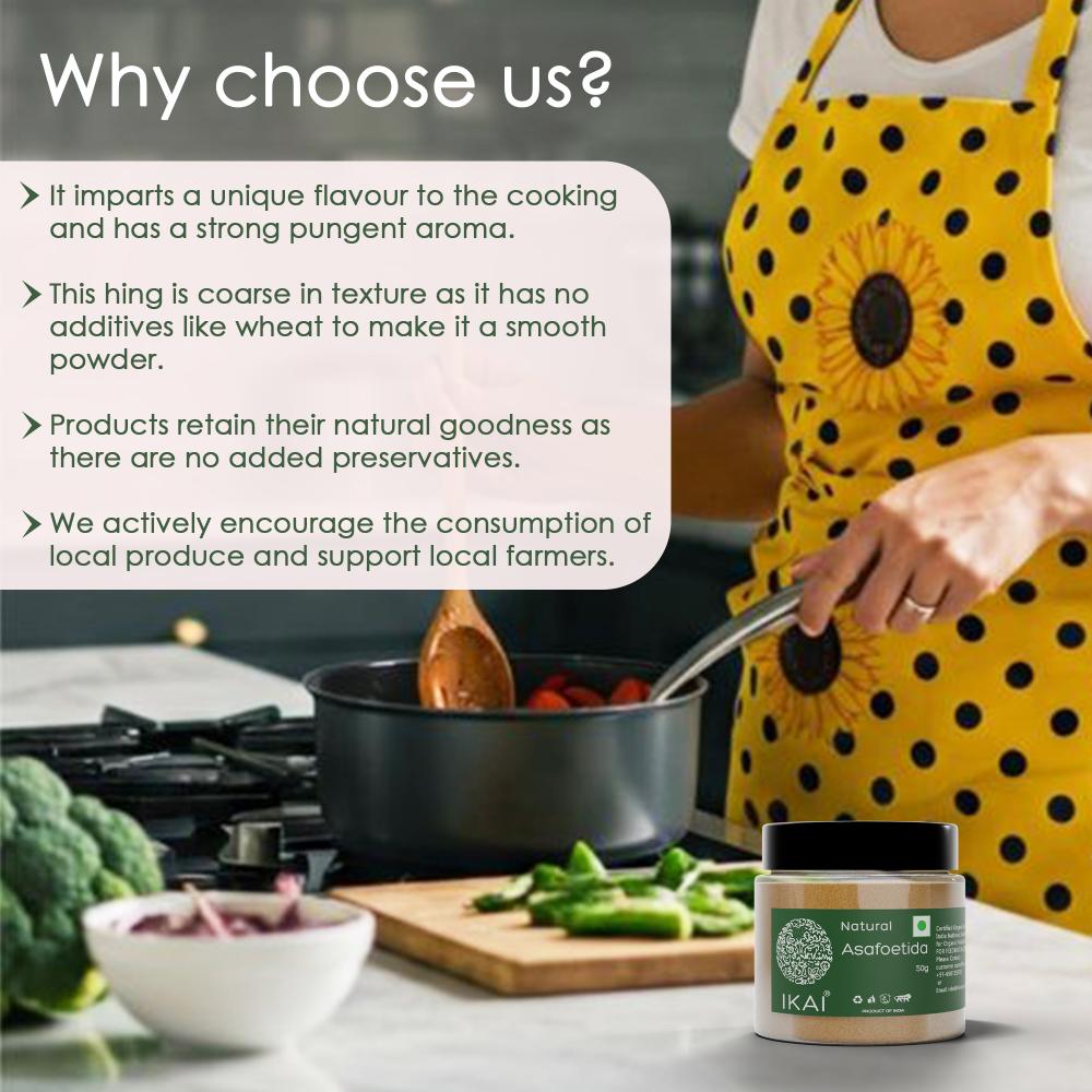 IKAI Organic Natural Asafoiteda Hing IKAI
