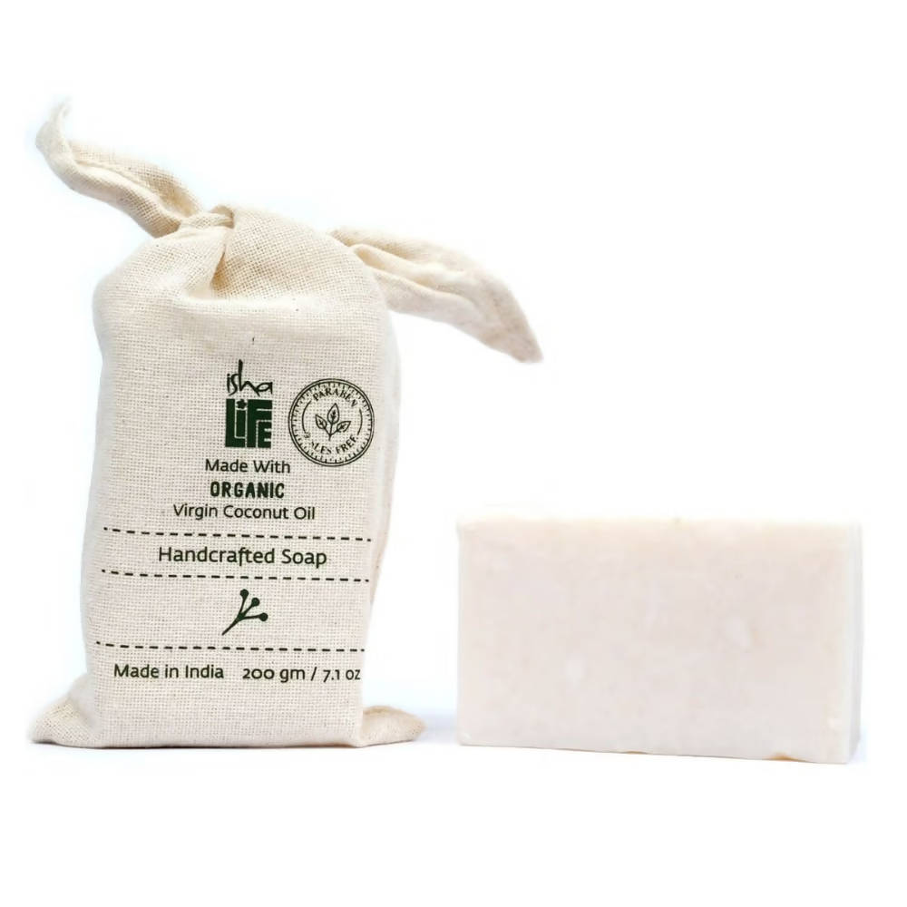 Isha Life Organic Virgin Coconut Oil Soap - Safuron Naturals