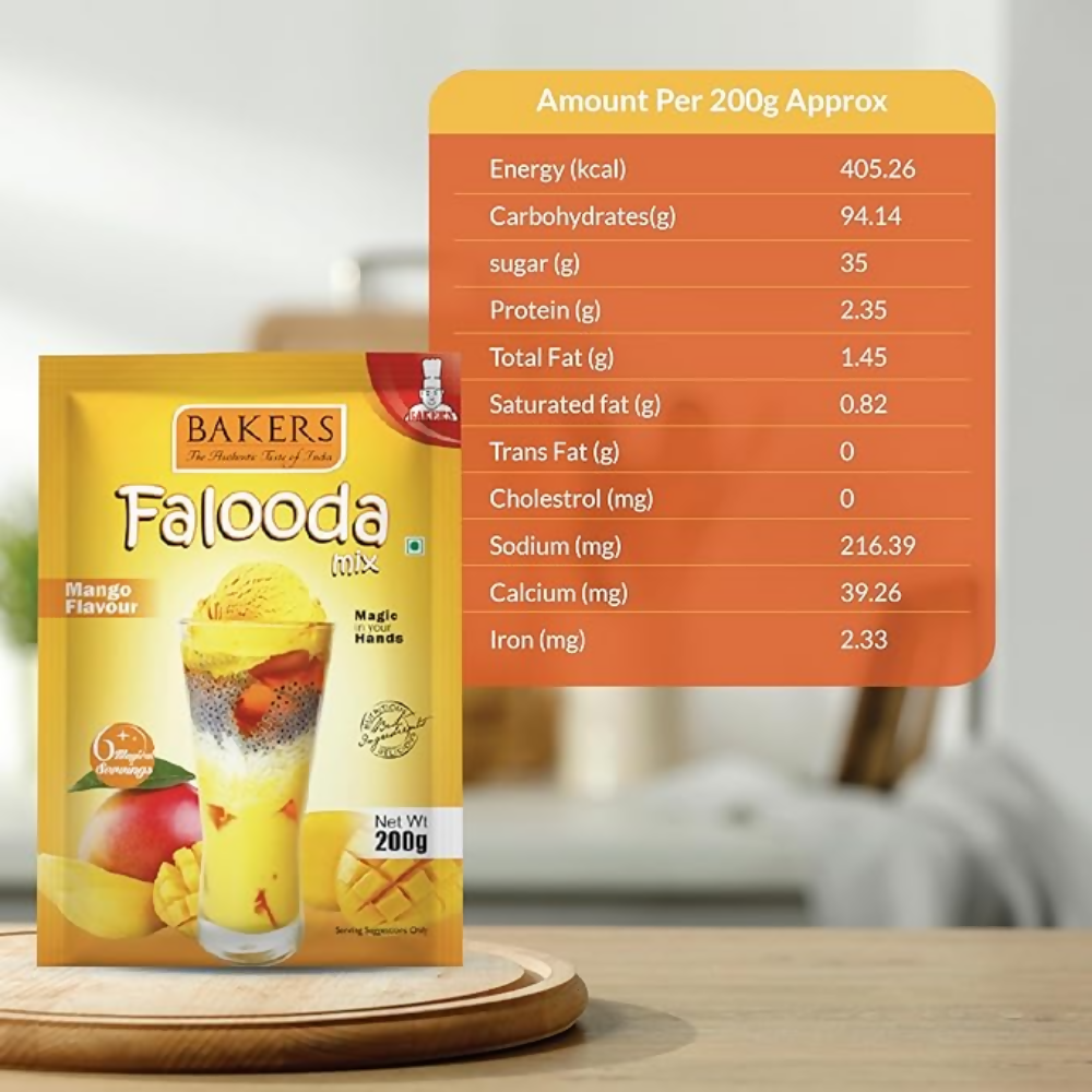 BAKERS Mango Flavored Falooda Mix BAKERS