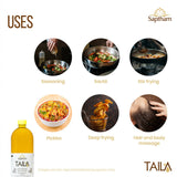 Saptham Taila 100% Wood Pressed Mustard Oil Saptham