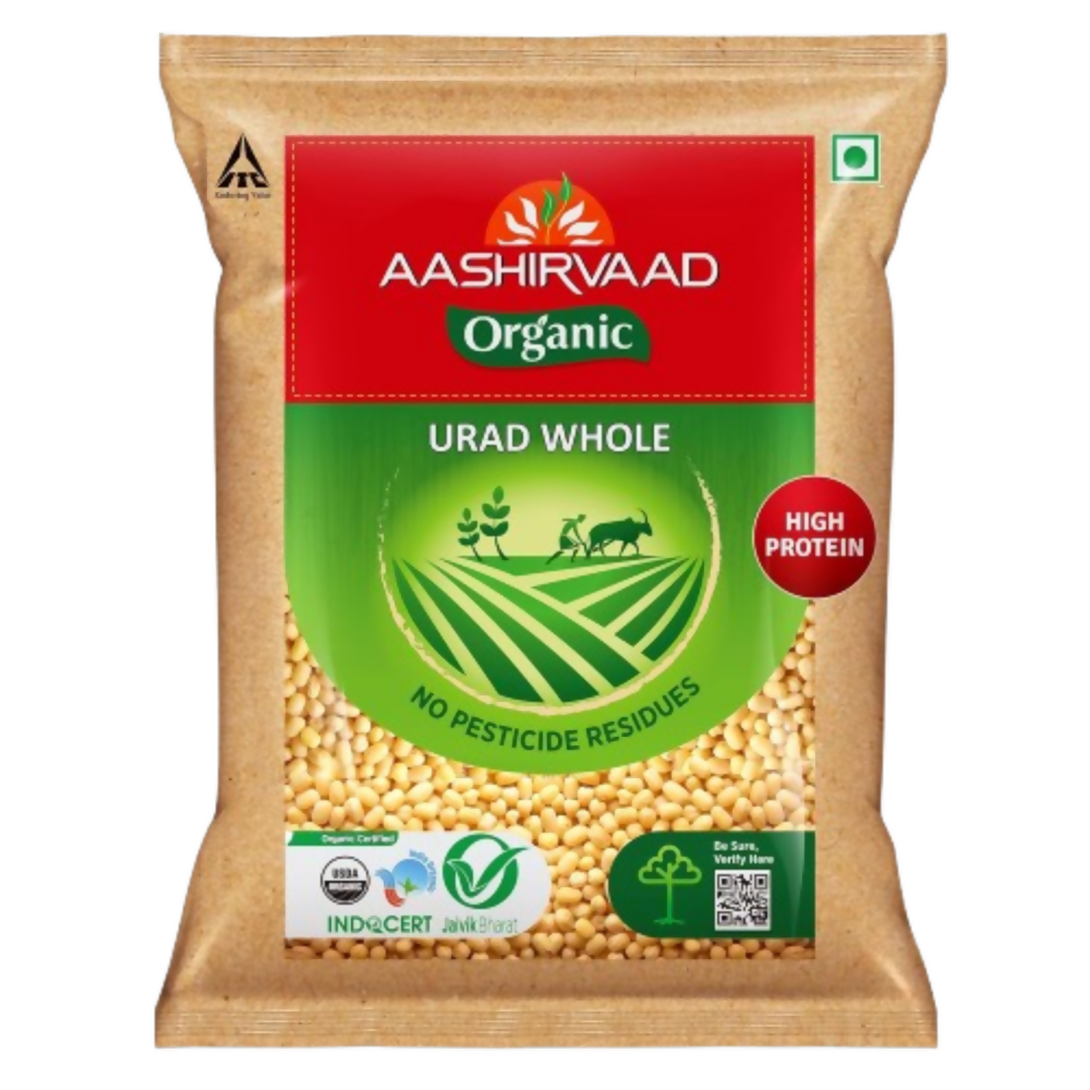 Aashirvaad Organic Urad Dal (Whole) - Safuron