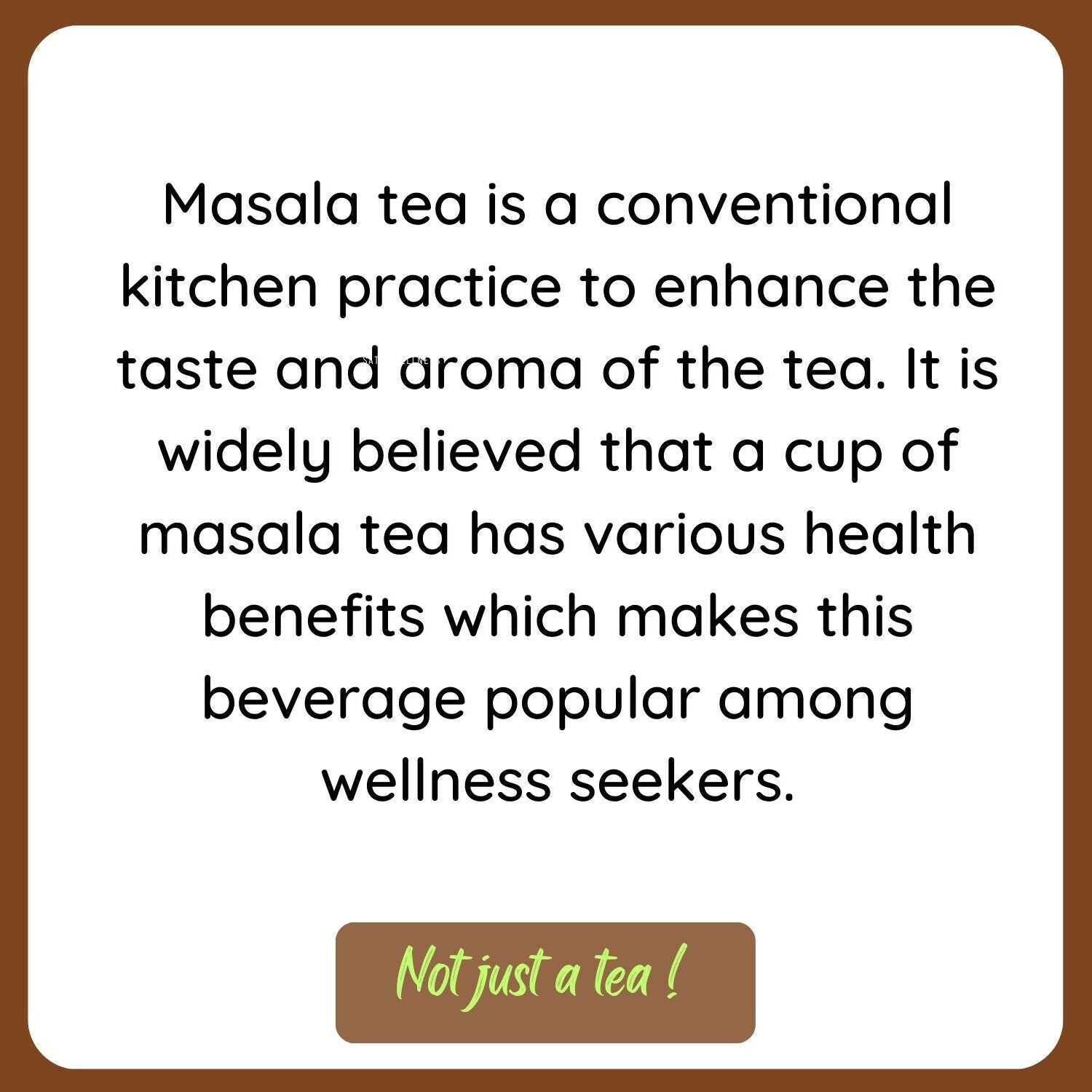 Satvi Wellness Tea masala with Ashwagandha | Ashwagandha tea mix | Satvi Tea enhancer Satvi Wellness