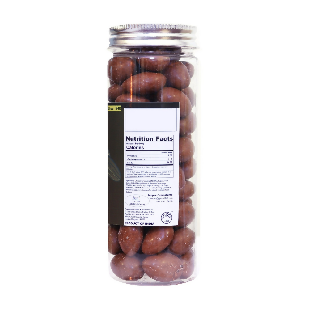 Tassyam Organics Chocolate Coated Almonds Tassyam Organics