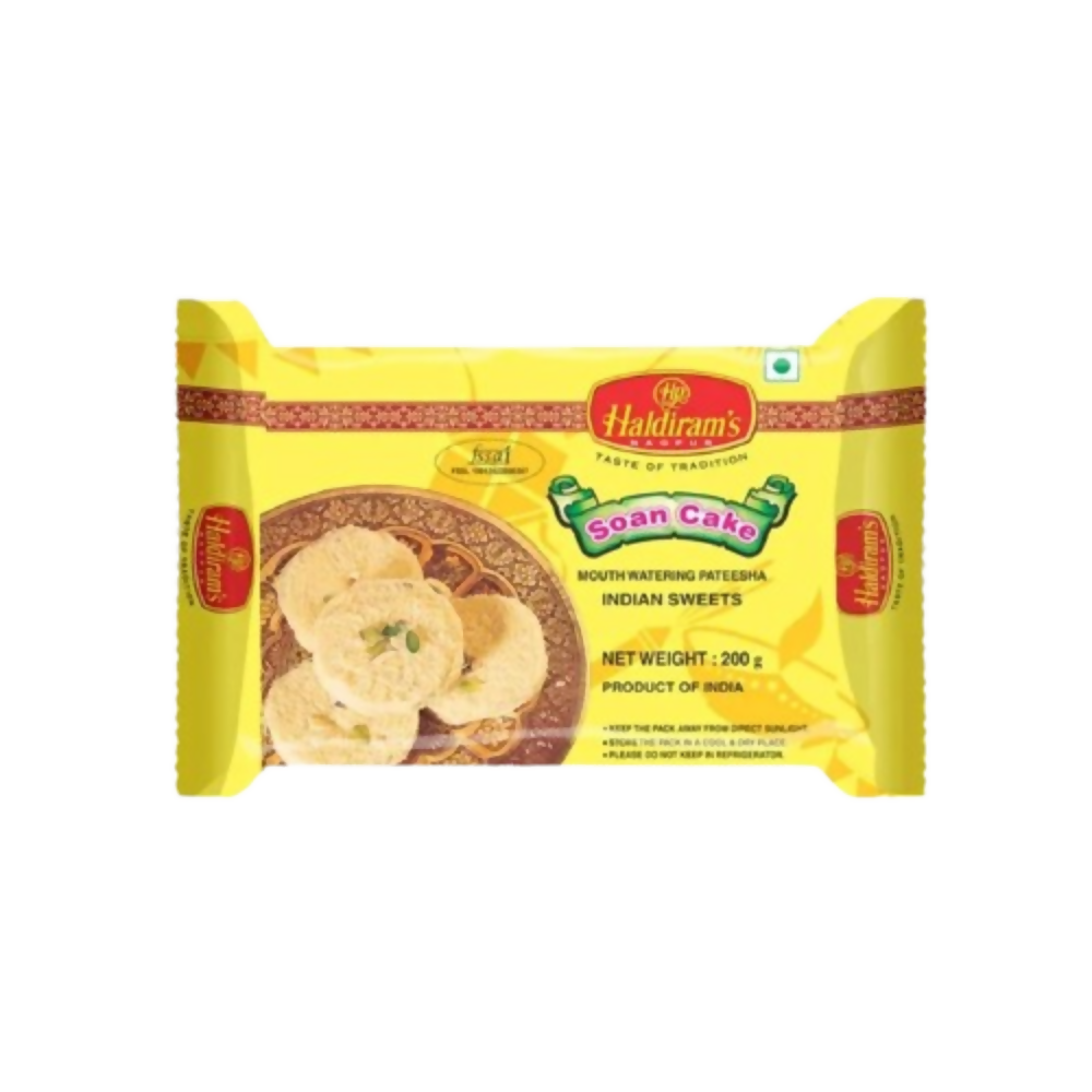 Haldiram's Soan Cake - Elaichi Flavour - Safuron