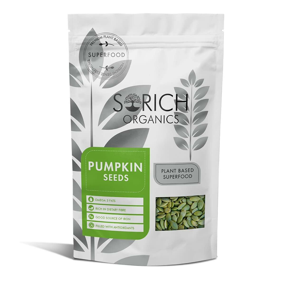 Sorich Organics Raw Pumpkin Seeds - Safuron