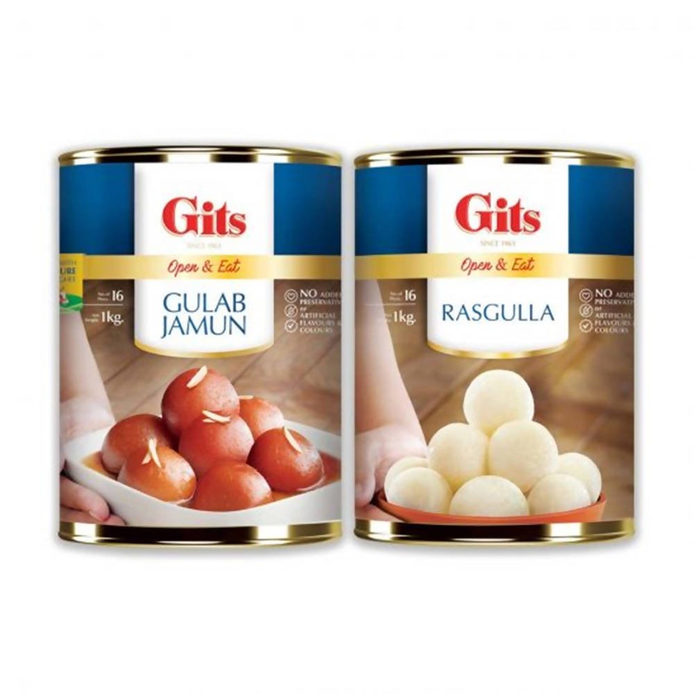 Gits Rasgulla & Gulab Jamun - Combo Pack Gits