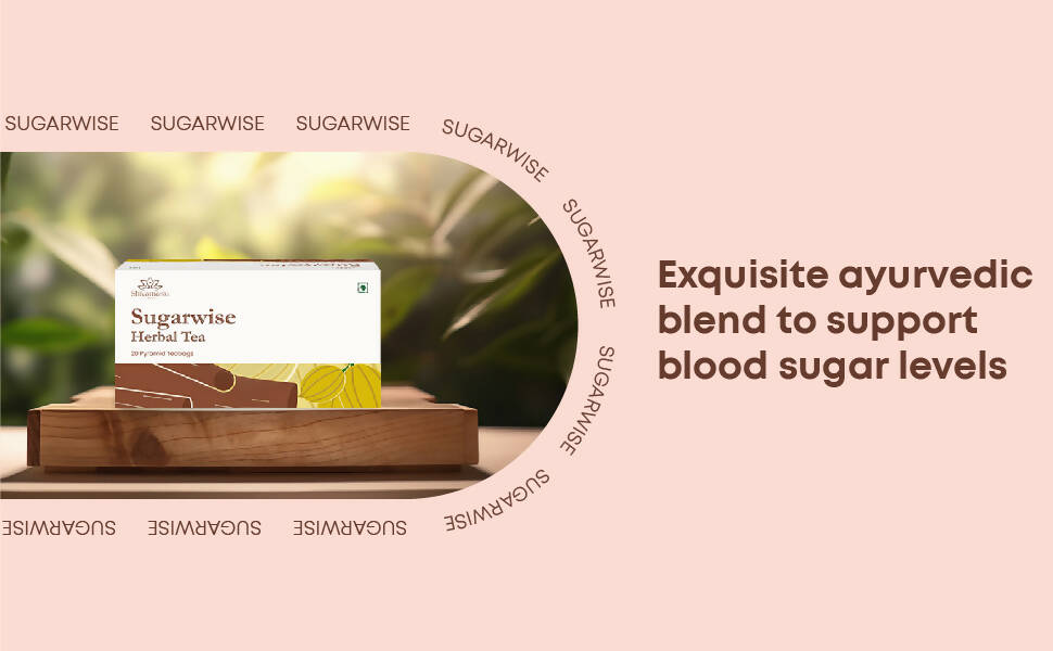 Shivamastu Ayurveda Sugarwise Herbal Tea - 20 Pyramid Teabags Shivamastu Ayurveda