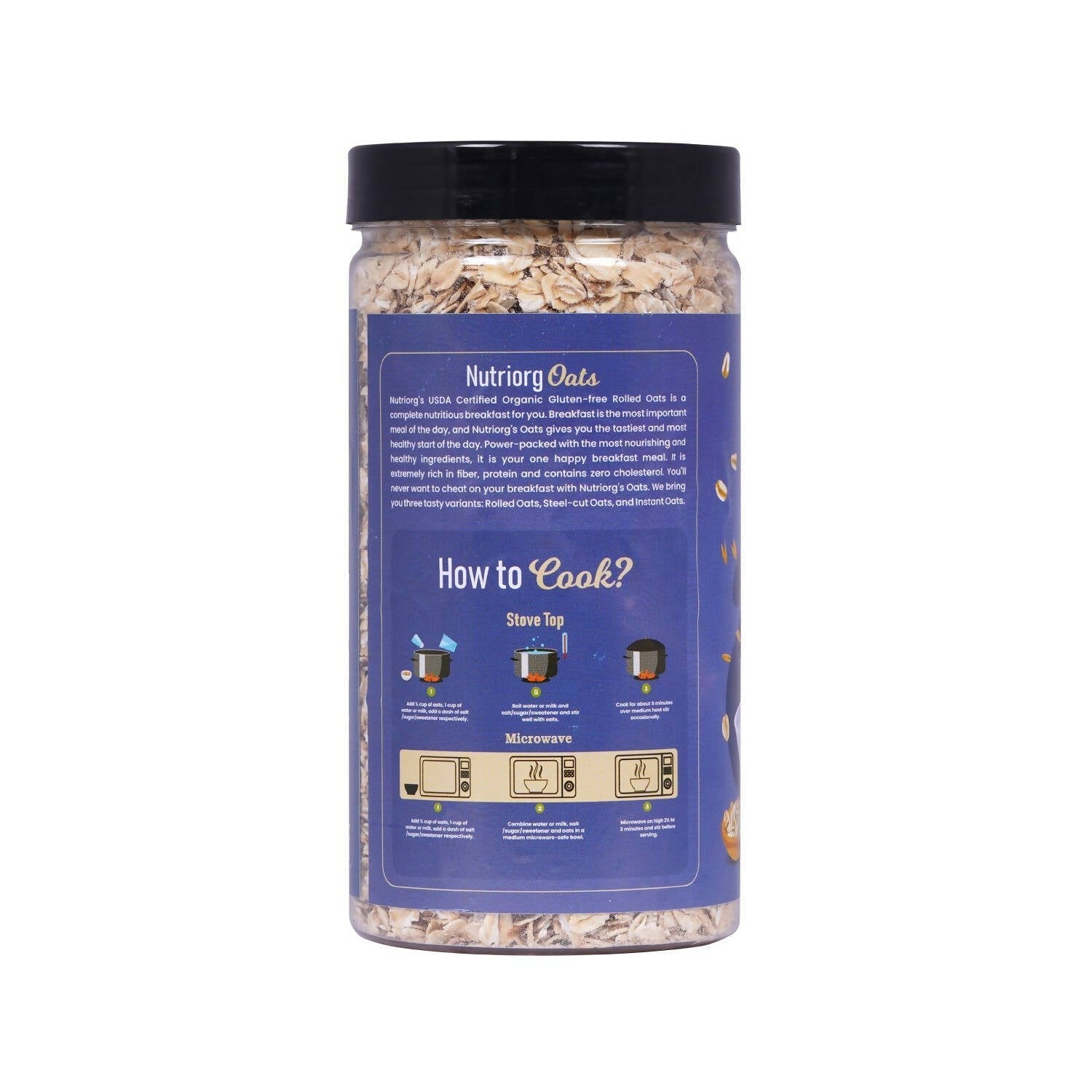 Nutriorg Certified Organic Rolled Oats Nutriorg
