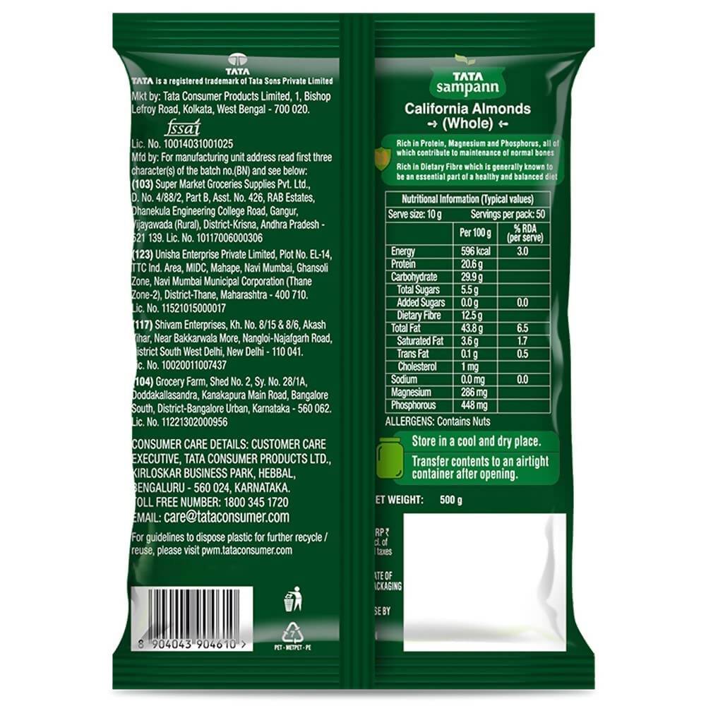 Tata Sampann Pure California Almonds Tata