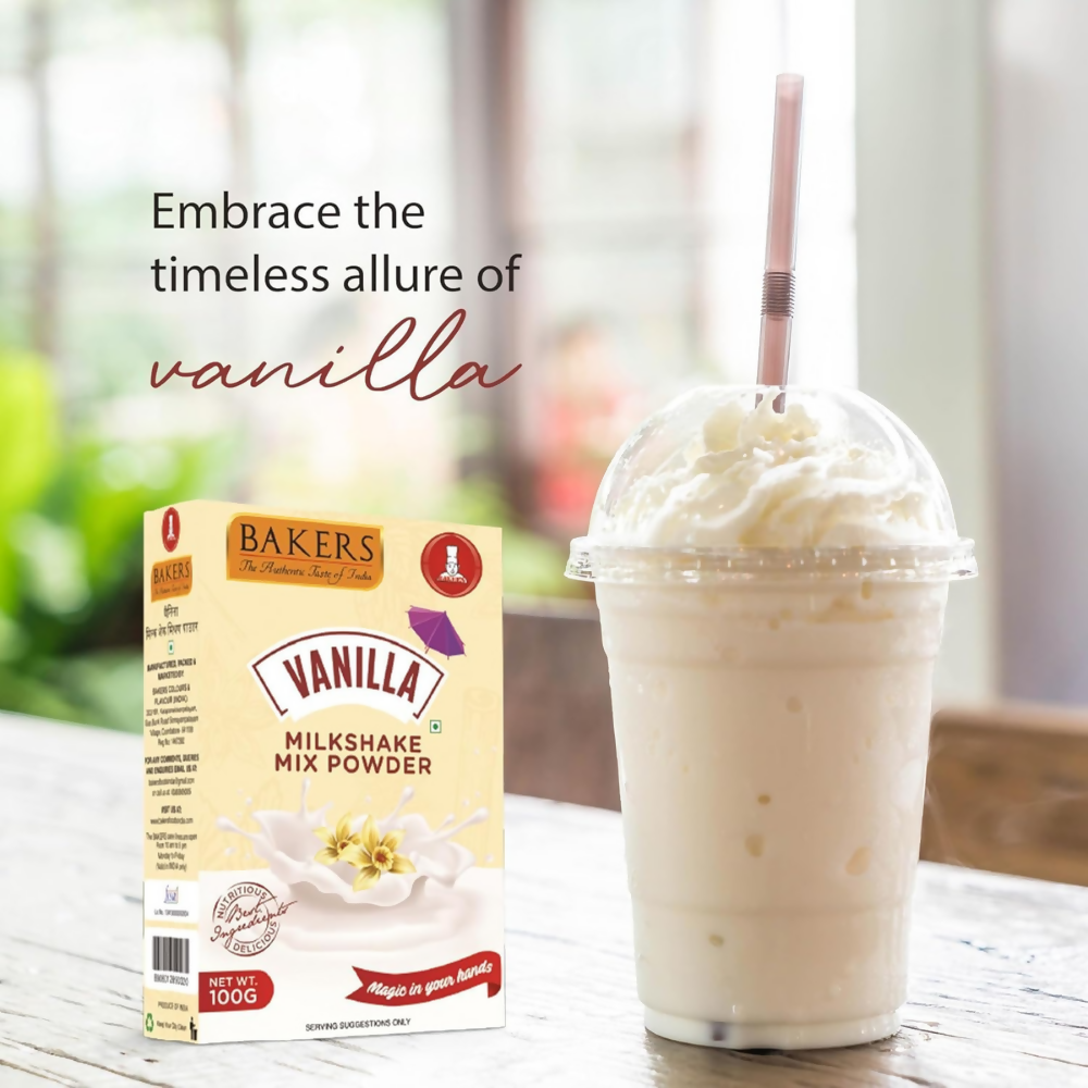 BAKERS Milk Shake Mix - Chocolate, Butterscotch, Vanilla & Strawberry BAKERS