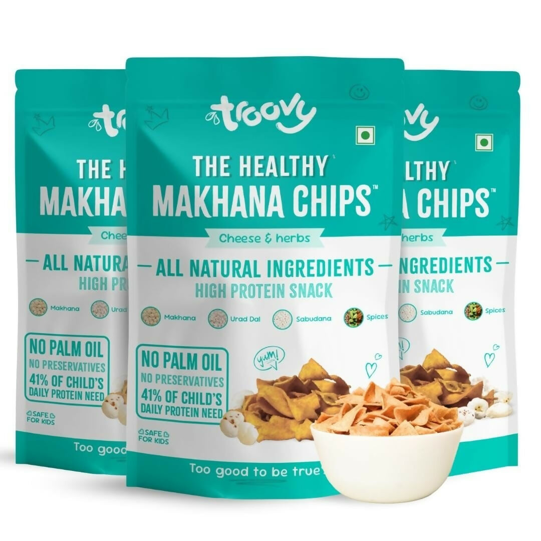 Troovy Makhana Chips Tasty & High Protein Snacks - Safuron