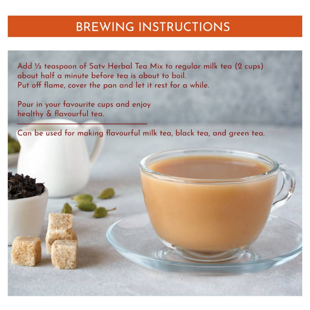 Satv Niramaya Herbal Tea Mix Satv Source of Goodness