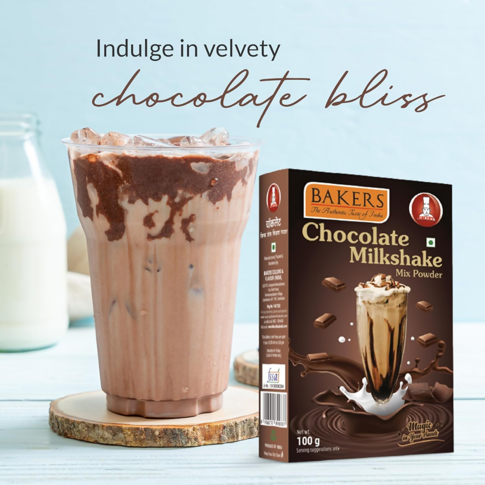 BAKERS Milk Shake Mix - Chocolate, Butterscotch, Vanilla & Strawberry BAKERS