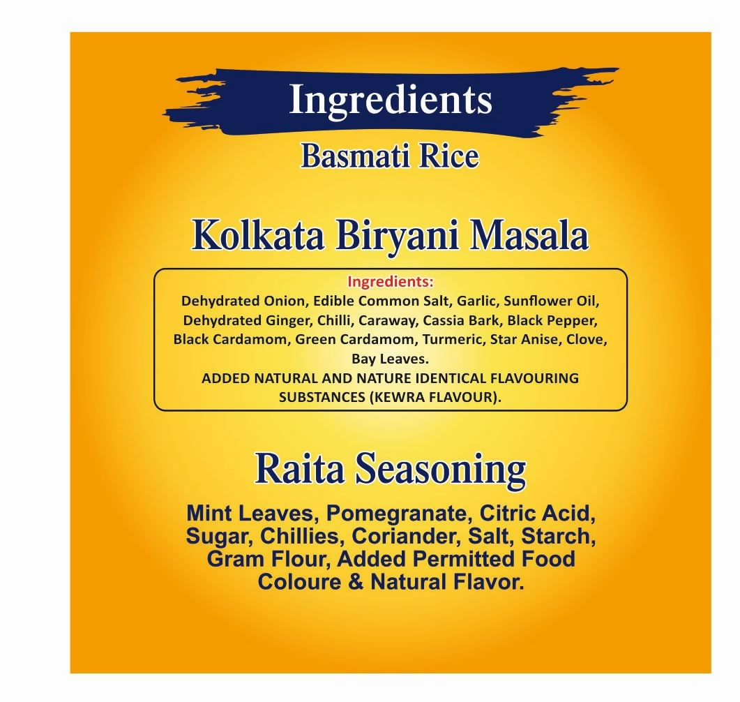 Mama's Love Biryani Kit Kolkata Authentic Recipe Mama's love